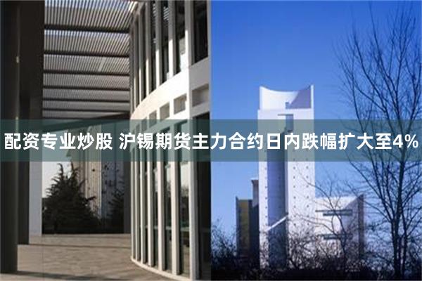 配资专业炒股 沪锡期货主力合约日内跌幅扩大至4%